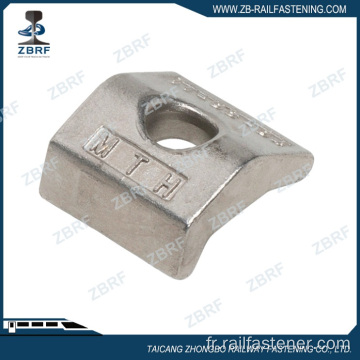 Collier de serrage M12 pour rail de grue en Europe